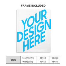 Lade das Bild in den Galerie-Viewer, Hängendes Bild aus Baumwolle und Leinen mit Bilderrahmen mit Foto selbst gestalten und bedrucken
