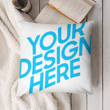 Lade das Bild in den Galerie-Viewer, Doppelseitiges Design 2er-Set Plüsch Kissenbezug Kissenhülle mit Foto Design Motiv Text selbst gestalten und bedrucken