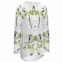 Lade das Bild in den Galerie-Viewer, Langärmliges Shirt T-Shirt Kleid Damen / Frauen mit Foto & Text selbst gestalten und bedrucken