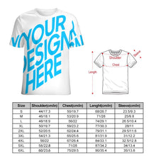 Lade das Bild in den Galerie-Viewer, Kurzarm T-Shirt Volldruck-T-Shirts TSHIRT Rundhalsshirt NT für Damen Frauen mit Foto Muster Text selbst gestalten und bedrucken