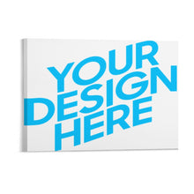 Lade das Bild in den Galerie-Viewer, Horizontale Version Leinwandbild Wandbild mit Fotos Muster Text Logo selbst gestalten und bedrucken