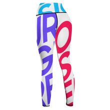 Lade das Bild in den Galerie-Viewer, Multi-Image-Design Damen / Frauen Yoga Hose Gym Sport Leggings YJ033 mit Foto Design Motiv Text selbst gestalten und bedrucken