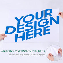 Lade das Bild in den Galerie-Viewer, Flexibel sein – dekorieren wo man möchte, Selbstklebendes Poster / Selbstklebende Bilder mit Foto & Text selbst gestalten und bedrucken