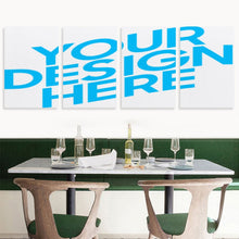 Lade das Bild in den Galerie-Viewer, Ganzes Bild Vertikale Version 2:3 hängende Poster 4 Panel / Wandbilder 4-teilig / Leinwand Malerei mit Foto selbst gestalten und bedrucken