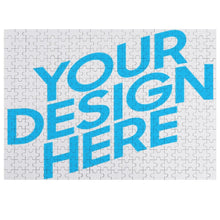 Lade das Bild in den Galerie-Viewer, Foto Puzzle Holz Spielzeug mit flachem Box - horizontale Version - selbst gestalten und bedrucken