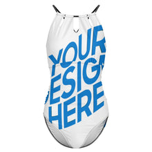 Lade das Bild in den Galerie-Viewer, 2025/ 2024 Damen / Frauen Einteiliger Badeanzug SDS2004 mit Foto selbst gestalten und bedrucken
