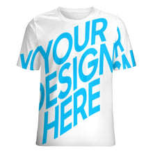 Lade das Bild in den Galerie-Viewer, Kurzarm T-Shirt Volldruck-T-Shirts TSHIRT Rundhalsshirt NT für Damen Frauen mit Foto Muster Text selbst gestalten und bedrucken