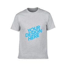 Lade das Bild in den Galerie-Viewer, T-Shirt A3 Herren/Männer Doppelt-Druck selbst gestalten und bedrucken