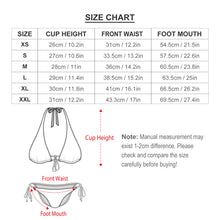 Lade das Bild in den Galerie-Viewer, Modischer Push-up Triengel Bikini BK2131 Damen / Frauen (2-tlg. Set) selbst gestalten und bedrucken