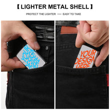 Lade das Bild in den Galerie-Viewer, Feuerzeug Gehäuse mit Fotos Muster Text Logo selbst gestalten und bedrucken