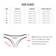 Lade das Bild in den Galerie-Viewer, Damen/Frauen String-Ouvert Sexy Unterhose String Tanga Slip mit Foto Design Motiv Text selbst gestalten und bedrucken