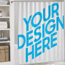 Lade das Bild in den Galerie-Viewer, Duschvorhang Badematte Badvorleger rutschfest Waschbar Set 4 Teilig U-Förmiger Duschvorleger Duschteppich mit Fotos Muster Text Logo selbst gestalten und bedrucken