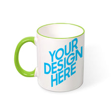 Lade das Bild in den Galerie-Viewer, Sonderangebot Farbbecher mit Mund und Griff aus Keramik selbst gestalten und bedrucken