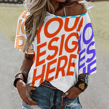 Lade das Bild in den Galerie-Viewer, Multi-Image-Druck Allover Print Kurzarmshirt Tshirt mit 1/2 Arm BAT mit Fotos Muster Text Logo selbst gestalten und bedrucken