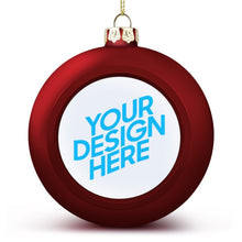 Lade das Bild in den Galerie-Viewer, Weihnachtskugeln rot oder golden selbst gestalten und bedrucken
