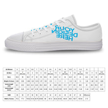 Lade das Bild in den Galerie-Viewer, Herren/Männer Low-Top Canvas Schuhe Segeltuchschuhe selbst gestalten und bedrucken
