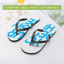 Lade das Bild in den Galerie-Viewer, Flip Flop Strandsandale Damen / Herren mit Foto / Text selbst gestalten und bedrucken