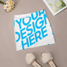 Lade das Bild in den Galerie-Viewer, Einzelbilddruck A-Line Hosenrock Damen AMQ mit Fotos Muster Text Logo selbst gestalten und bedrucken