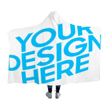 Lade das Bild in den Galerie-Viewer, Arktischer Samt Decke mit Kapuze 40"×50" 50"×60" 60"×80" selbst gestalten und bedrucken