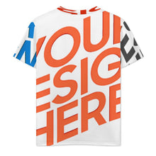 Lade das Bild in den Galerie-Viewer, Multi-Image-Design Herren/Männer T-Shirt mit V-Ausschnitt und kurzen Ärmeln J66T mit Foto Design Motiv Text selbst gestalten und bedrucken (Simple Design)