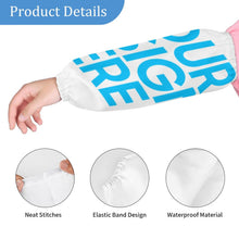 Lade das Bild in den Galerie-Viewer, 2 Stück Packung Wasserdichte Manschette Armstulpen Schutzärmel mit Fotos Muster Text Logo selbst gestalten und bedrucken