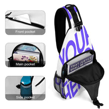 Lade das Bild in den Galerie-Viewer, Schultertasche Unisex Sling Tasche Bodybag Crossbody Brusttasche mit Ihrem Design Motiv Text und Foto selbst gestalten und bedrucken