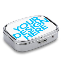 Lade das Bild in den Galerie-Viewer, Tragbare Tablettendose / Tablettenbox / Pillendose / Pillenbox mit Foto selbst gestalten und bedrucken