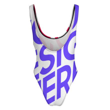 Lade das Bild in den Galerie-Viewer, Multi-Image-Design 2023 NEW Badeanzug LT3214 Damen 1-St mit Fotos Muster Text Logo selbst gestalten und bedrucken