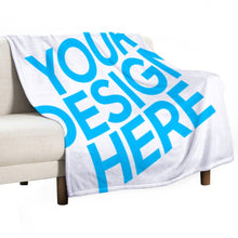 Lade das Bild in den Galerie-Viewer, Beidseitig-Druck Anti-Pilling-Flanell Decke Flauschige Decke Tagesdecke Kuscheldecke in verschiedene Größen selbst gestalten und bedrucken