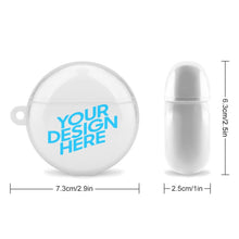Lade das Bild in den Galerie-Viewer, TPU Case Schutzhülle für Huawei Bluetooth Kopfhörer Ohrhörer (transparent) mit Logo Motiv oder Foto selbst gestalten und bedrucken