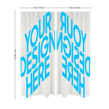 Lade das Bild in den Galerie-Viewer, Chiffon Gazevorhang Gaze (zwei Stück symmetrisch) 140x198cm 140x213cm selbst gestalten und bedrucken