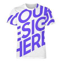 Lade das Bild in den Galerie-Viewer, Einzelbild-Design Allover Print Herren T Shirt OMDT01 mit Ihrem Design Motiv Foto Text selbst gestalten und bedrucken