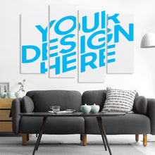 Lade das Bild in den Galerie-Viewer, Ganzes Bild Vertikale Kombination 4 Panel hängende Poster / Leinwand Malerei Wandbilder 4-teilig mit Foto selbst gestalten und bedrucken