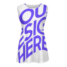 Lade das Bild in den Galerie-Viewer, Einzelbild-Design Cheerleader Kleid Kostüm Uniform Damen mit Ihrem Design Motiv Text und Foto selbst gestalten und bedrucken