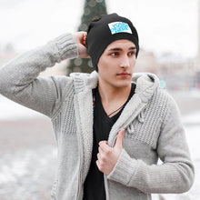 Lade das Bild in den Galerie-Viewer, Warm gefütterte Wintermütze Strickmütze Plüsch Mütze Beanie mit Fotos Muster Text Logo selbst gestalten und bedrucken