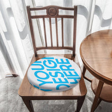 Lade das Bild in den Galerie-Viewer, Rundes Sitzkissen Stuhl selbst gestalten und bedrucken