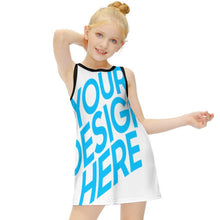 Lade das Bild in den Galerie-Viewer, Mädchen Sommer Kleid Kinder Kleid ohne Ärmel ET018 mit Foto Text selbst gestalten und bedrucken