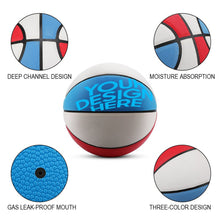 Lade das Bild in den Galerie-Viewer, Basketball mit Foto Muster Text selbst gestalten und bedrucken