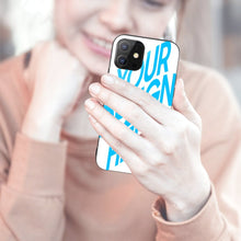 Lade das Bild in den Galerie-Viewer, TPU Panzer Glas Handyhülle für Apple iPhone 12 Serie Pro / Pro Max / Mini mit Foto selbst gestalten und bedrucken