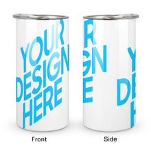 Lade das Bild in den Galerie-Viewer, 304 Edelstahl Vertikale Becher mit Deckel Thermobecher 300ml mit Fotos Muster Text Logo selbst gestalten und bedrucken