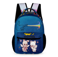 Lade das Bild in den Galerie-Viewer, 8-Images-Druck Schulrucksack Schultasche Wasserdicht Jungen Mädchen Teenager mit Foto Muster Text selbst gestalten und bedrucken