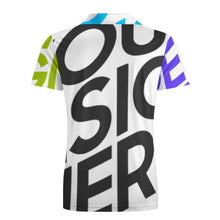 Lade das Bild in den Galerie-Viewer, Multi-Image-Druck Männer / Herren Sommer Poloshirt TSHIRT HT mit Fotos Muster Text Logo selbst gestalten und bedrucken