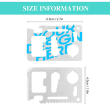 Lade das Bild in den Galerie-Viewer, Multifunktionswerkzeugkarte / Multifunktionswerkzeug Karte / Multi-Funktions-Karte / Multifunktionskarte mit Foto selbst gestalten und bedrucken