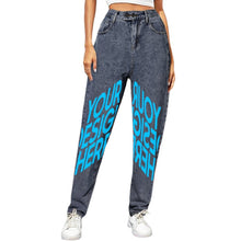 Lade das Bild in den Galerie-Viewer, Einzelbilddruck Damen / Frauen Harlan Jeans Original Boyfriend-Cut 9037 mit Fotos Muster Text Logo selbst gestalten und bedrucken