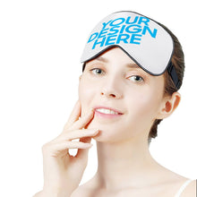 Lade das Bild in den Galerie-Viewer, Schlafmaske Augenmaske Schwarz selbst gestalten und bedrucken