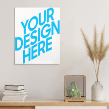 Lade das Bild in den Galerie-Viewer, Hängendes Bild aus Baumwolle und Leinen mit Bilderrahmen mit Foto selbst gestalten und bedrucken