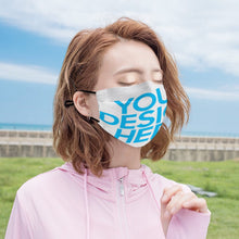 Lade das Bild in den Galerie-Viewer, 3 Stück / Packung Erwachsene Alltagsmaske Mund-Nasen-Maske Gesichtsmaske mit Filtern 20*15cm mit verstellbaren Ohrenschlaufen selbst gestalten und bedrucken