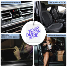 Lade das Bild in den Galerie-Viewer, Auto Aromatherapie Tabletten Auto Lufterfrischer Duft-Spender Duftbaum Raumduft Fahrzeugduft (1 Stück/Packung) mit Foto Design Motiv Text selbst gestalten und bedrucken