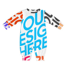 Lade das Bild in den Galerie-Viewer, Multi-Image-Design Langarmbody Baby Bodysuit Langarm QLR mit Foto Design Motiv Text selbst gestalten und bedrucken