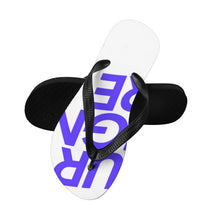 Lade das Bild in den Galerie-Viewer, Unisex Damen Herren Flip Flops 2023 New mit Foto Design Motiv Text selbst gestalten und bedrucken
